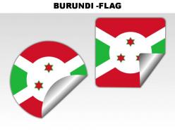 Burundi country powerpoint flags