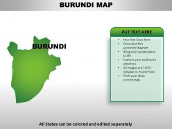 Burundi country powerpoint maps