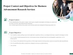 Business Advancement Research Proposal Powerpoint Presentation Slides