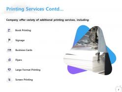 Business And Visiting Cards Printing Proposal Powerpoint Presentation Slides