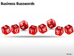 Business buzzwords powerpoint presentation slides