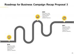 Business campaign recap proposal template powerpoint presentation slides