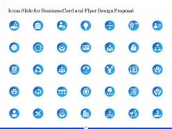 Business Card And Flyer Design Proposal Powerpoint Presentation Slides