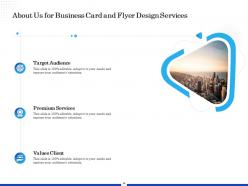 Business Card And Flyer Design Proposal Powerpoint Presentation Slides