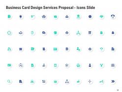 Business card design services proposal powerpoint presentation slides