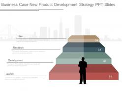 Business case new product development strategy ppt slides