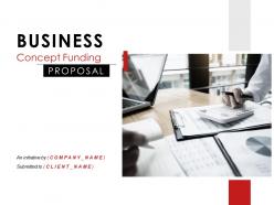 Business Concept Funding Proposal Powerpoint Presentation Slides