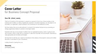 Business Concept Proposal Powerpoint Presentation Slides