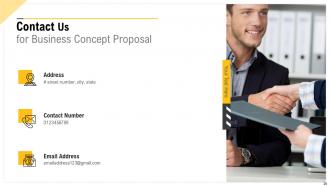 Business Concept Proposal Powerpoint Presentation Slides