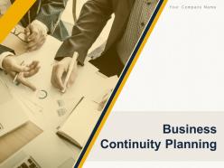 Business Continuity Planning Powerpoint Presentation Slides