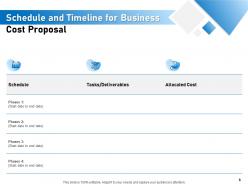 Business cost proposal powerpoint presentation slides