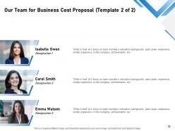 Business cost proposal powerpoint presentation slides