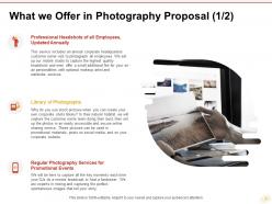 Business Event Photography Proposal Template Powerpoint Presentation Slides