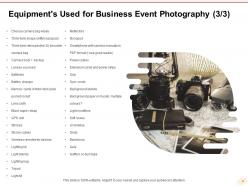 Business Event Photography Proposal Template Powerpoint Presentation Slides