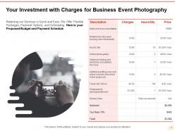 Business Event Photography Proposal Template Powerpoint Presentation Slides