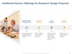 Business expansion research design proposal powerpoint presentation slides