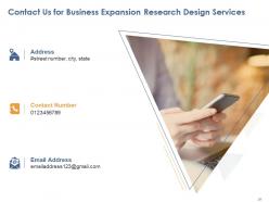 Business expansion research design proposal powerpoint presentation slides