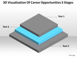Business flowcharts career opportunities 3 stages powerpoint templates ppt backgrounds for slides