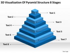 Business flowcharts of pyramid structure 8 stages powerpoint templates ppt backgrounds for slides