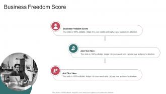 Business Freedom Score In Powerpoint And Google Slides Cpb
