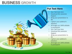 Business growth powerpoint presentation slides db