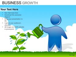 Business growth powerpoint presentation slides db