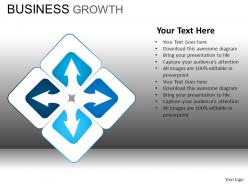 Business growth powerpoint presentation slides db