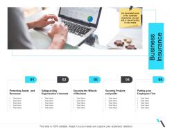 Business insurance business operations management ppt summary