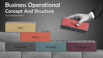 Business operational concept and structure powerpoint presentation slides