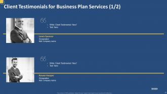 Business plan proposal powerpoint presentation slides