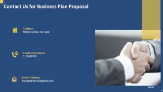 Business plan proposal powerpoint presentation slides