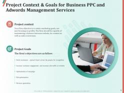 Business PPC And Adwords Management Proposal Powerpoint Presentation Slides