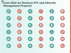 Business PPC And Adwords Management Proposal Powerpoint Presentation Slides