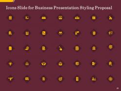 Business Presentation Styling Proposal Powerpoint Presentation Slides