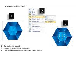 23057450 style cluster jagged 6 piece powerpoint template diagram graphic slide