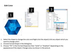 23057450 style cluster jagged 6 piece powerpoint template diagram graphic slide