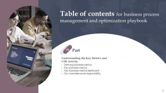 Business Process Management And Optimization Playbook Powerpoint Presentation Slides