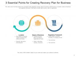 Business recovery lifecycle analysis measure development strategy architecture