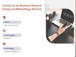 Business Research Design And Methodology Proposal Powerpoint Presentation Slides