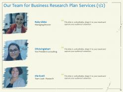 Business research plan proposal powerpoint presentation slides