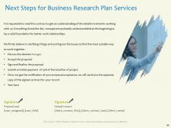 Business research plan proposal powerpoint presentation slides