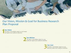 Business research plan proposal powerpoint presentation slides