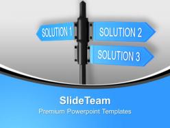 Business Solution Signpost Powerpoint Templates Ppt Themes And Graphics 0113