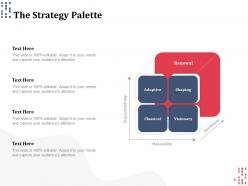 Business Strategy Palette Powerpoint Presentation Slides