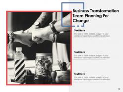 Business Transformation Planning Strategy Analysis Process Technology Automation