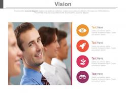 Business vision mission company profile management powerpoint slides