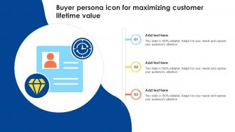 Buyer Persona Icon For Maximizing Customer Lifetime Value