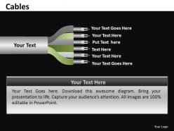 Cables powerpoint presentation slides db