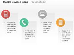 Calculator computer mobile device technology ppt icons graphics