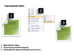 Calendar 2012 planner powerpoint presentation slides